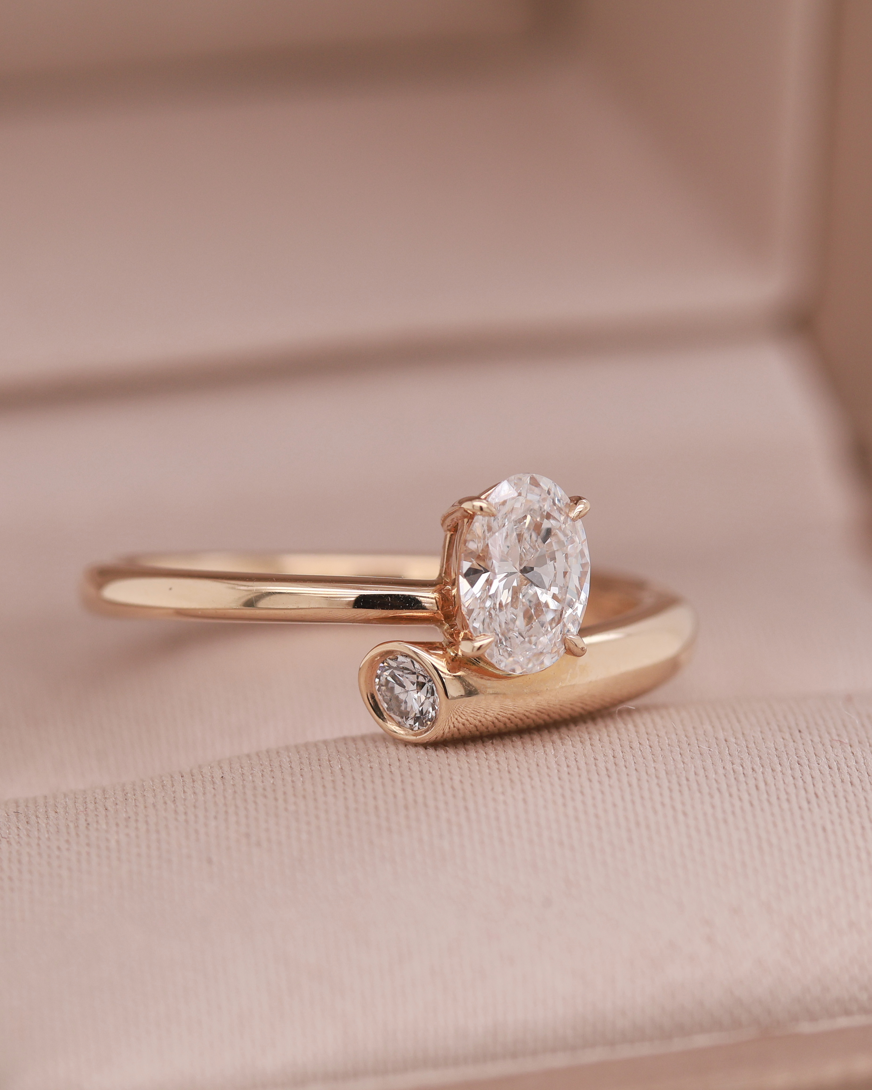Vanilla Gold 14K Diamond Ring
