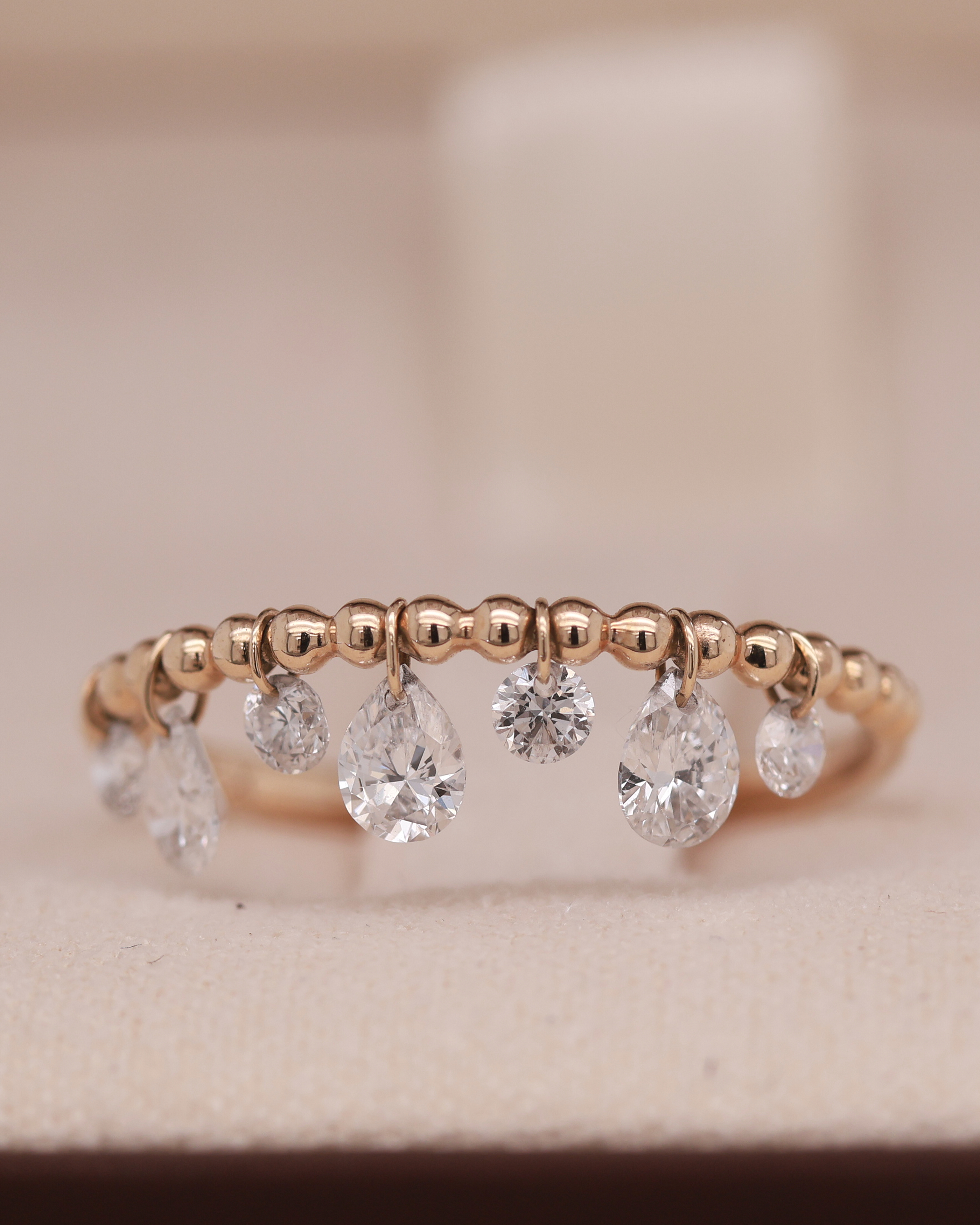 Rose Gold 14K Diamond Ring