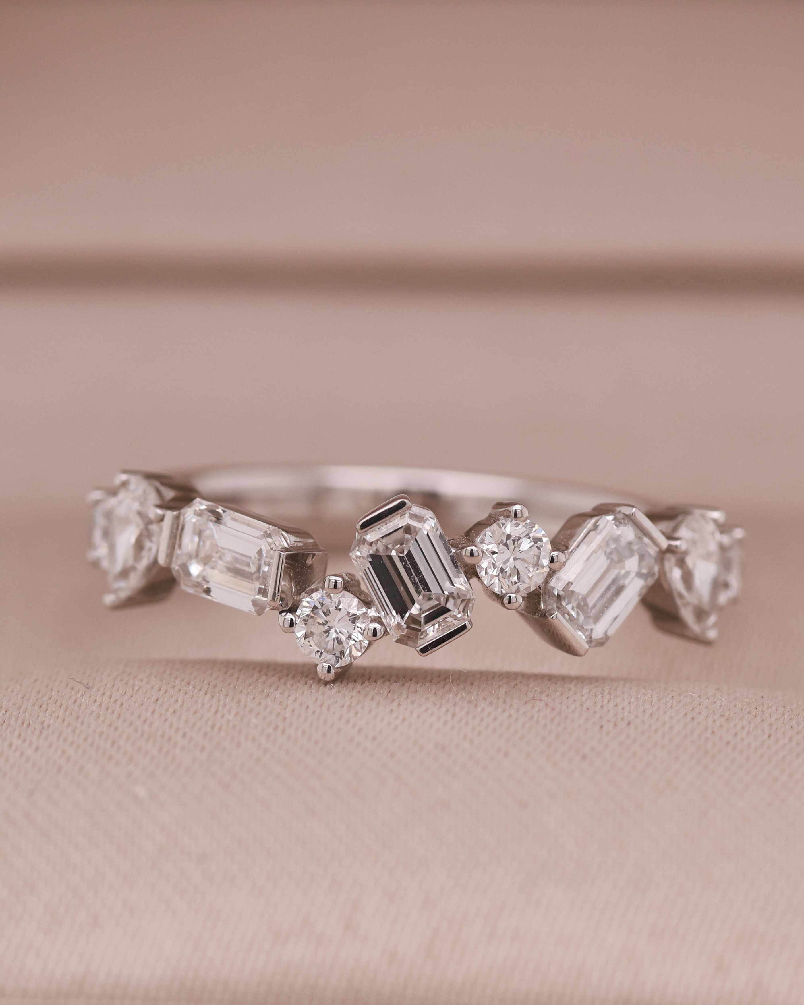 White Gold 14K Diamond Ring