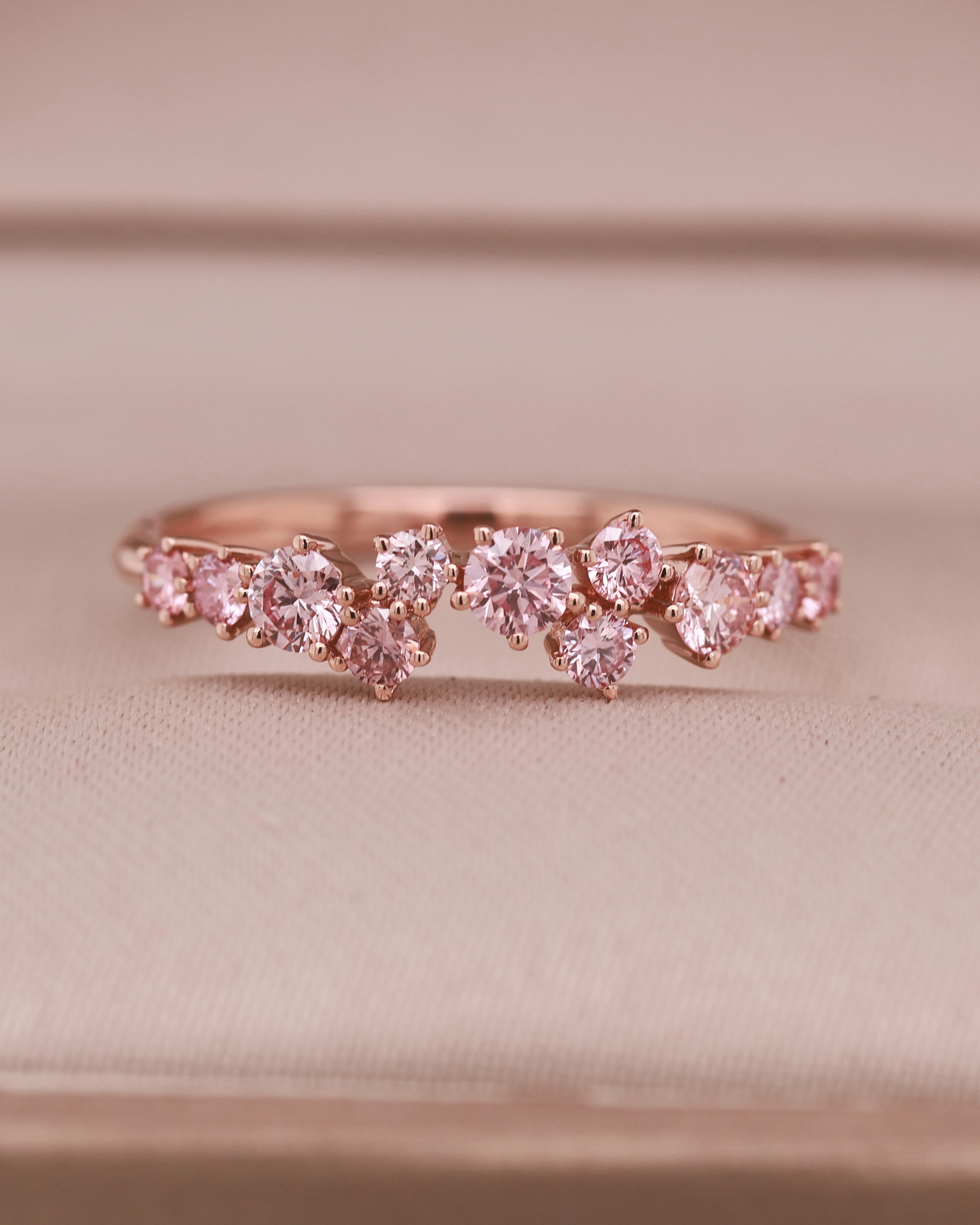 Rose Gold 14K Diamond Ring