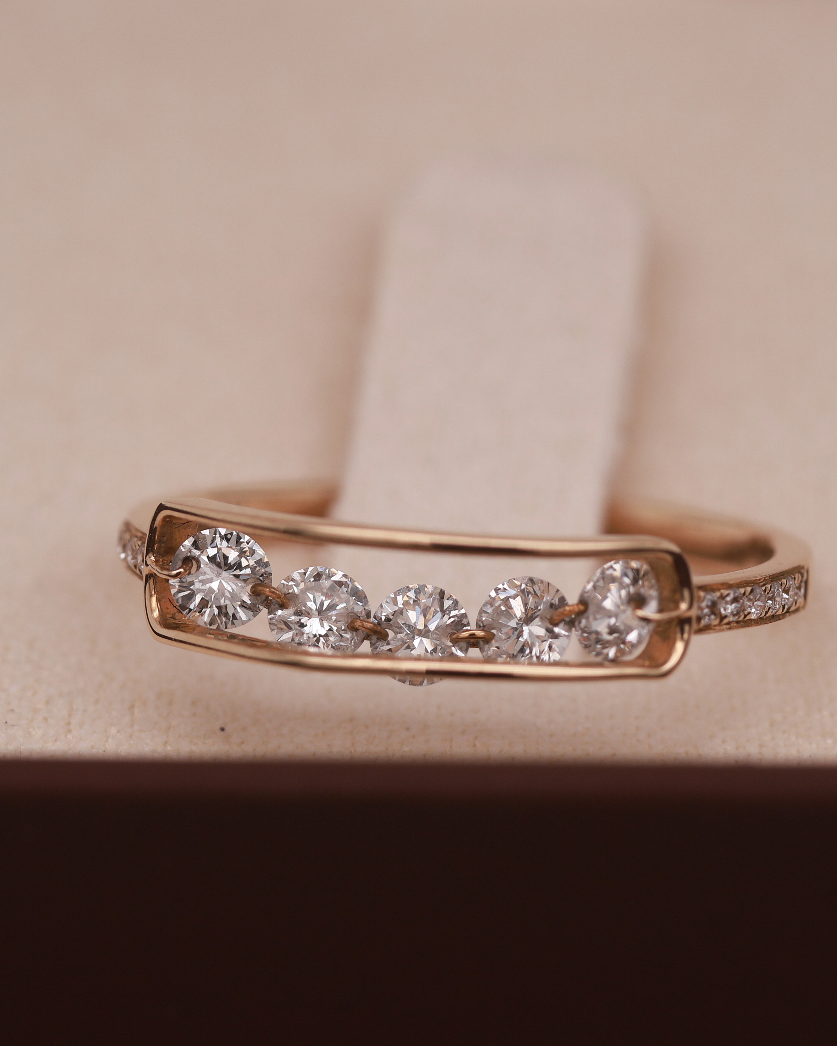 Vanilla Gold 14K Diamond Ring