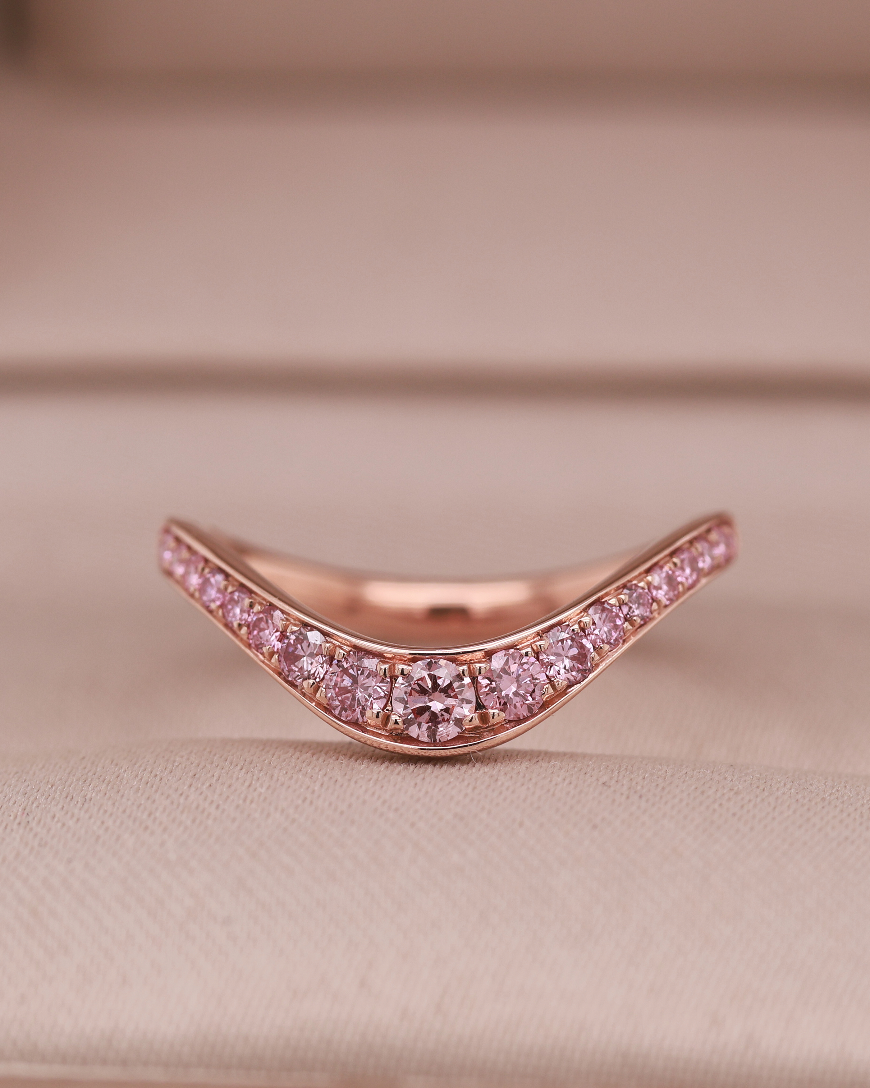 Rose Gold 14K Diamond Ring