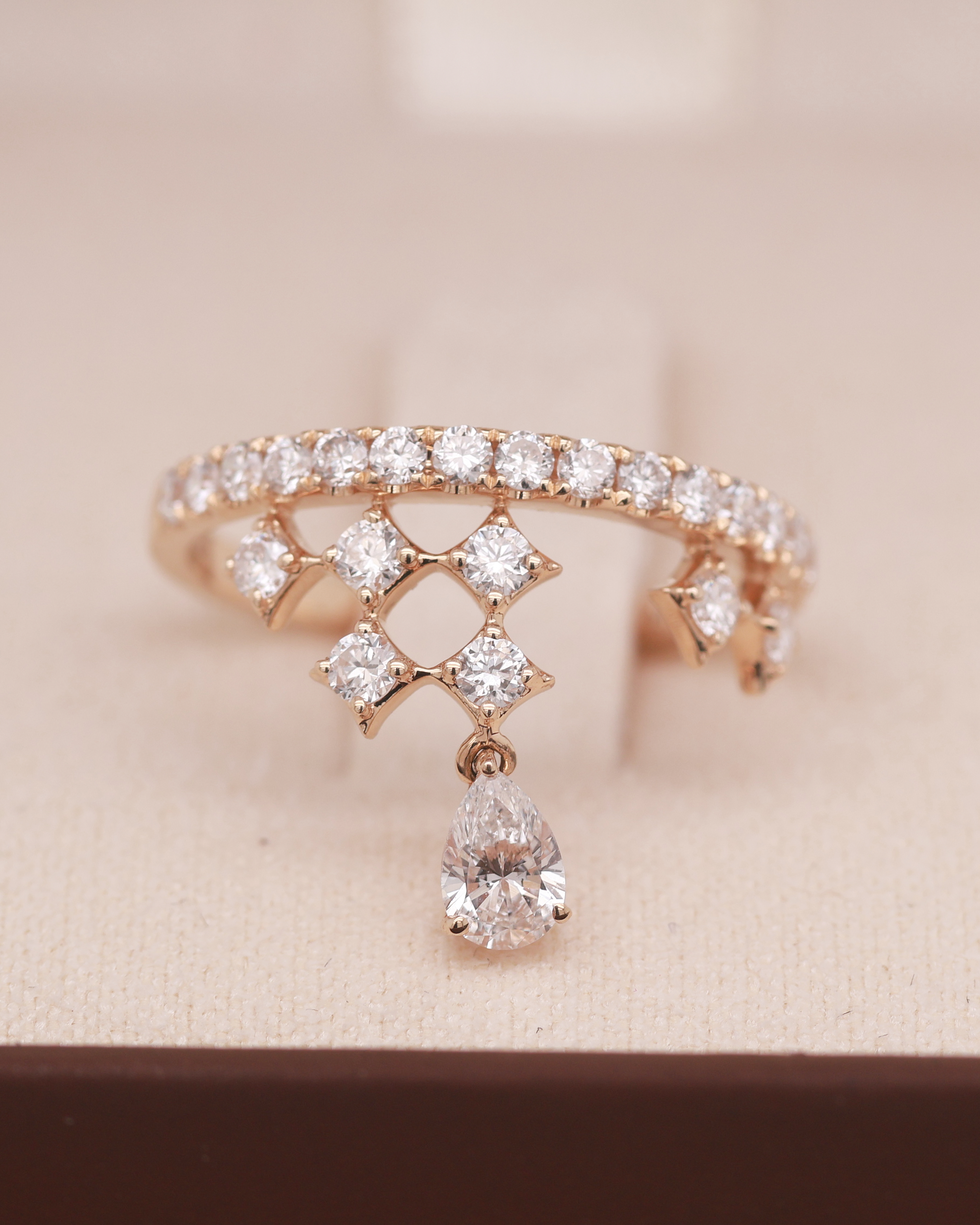 Vanilla Gold 14K Diamond Ring