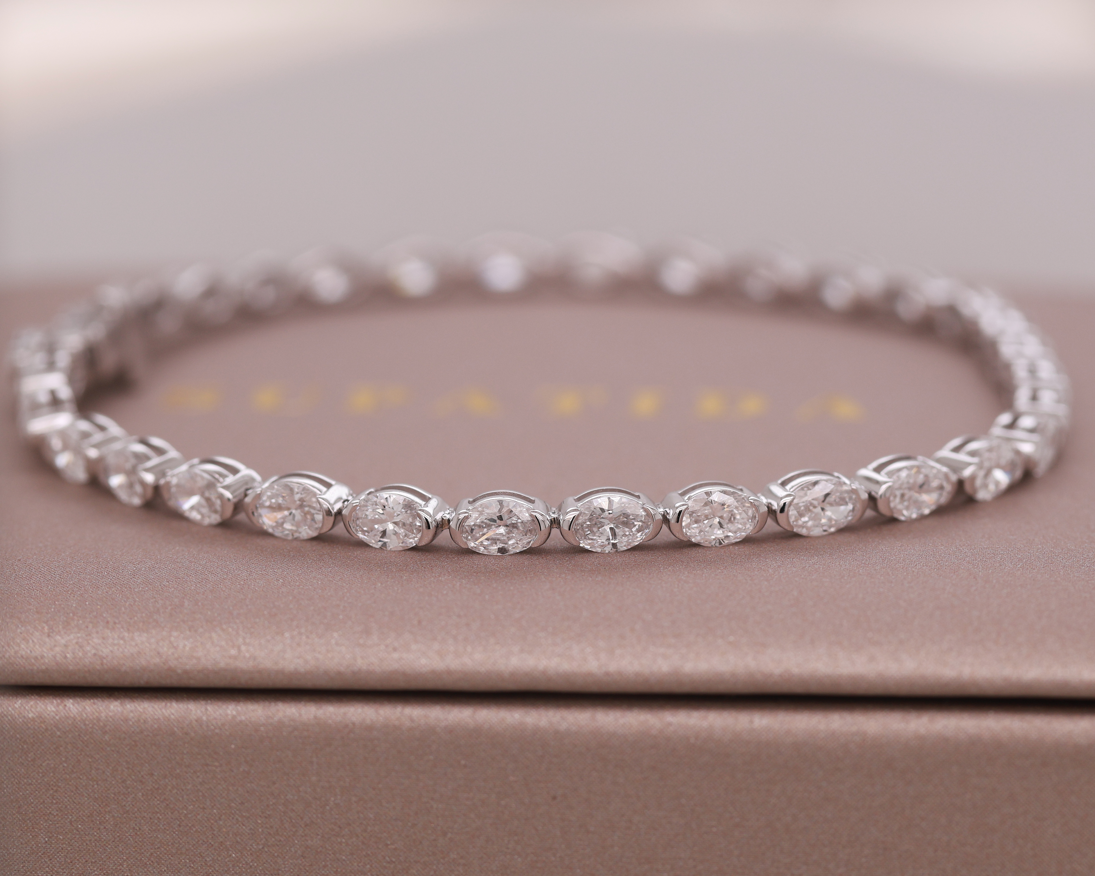 White Gold 10K Diamond Bracelet
