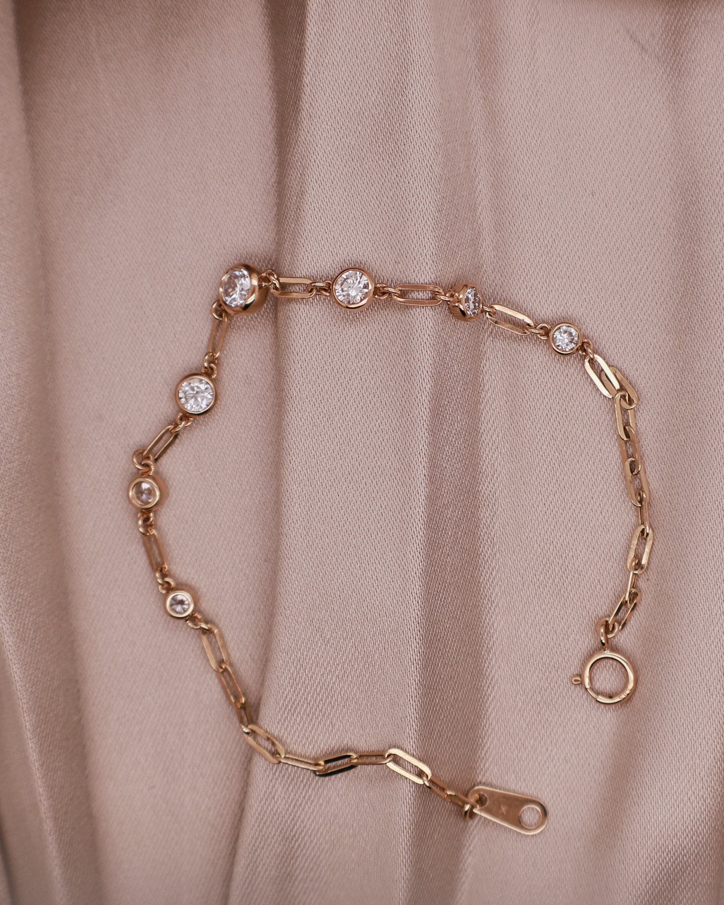 Vanilla Gold 14K Diamond Bracelet