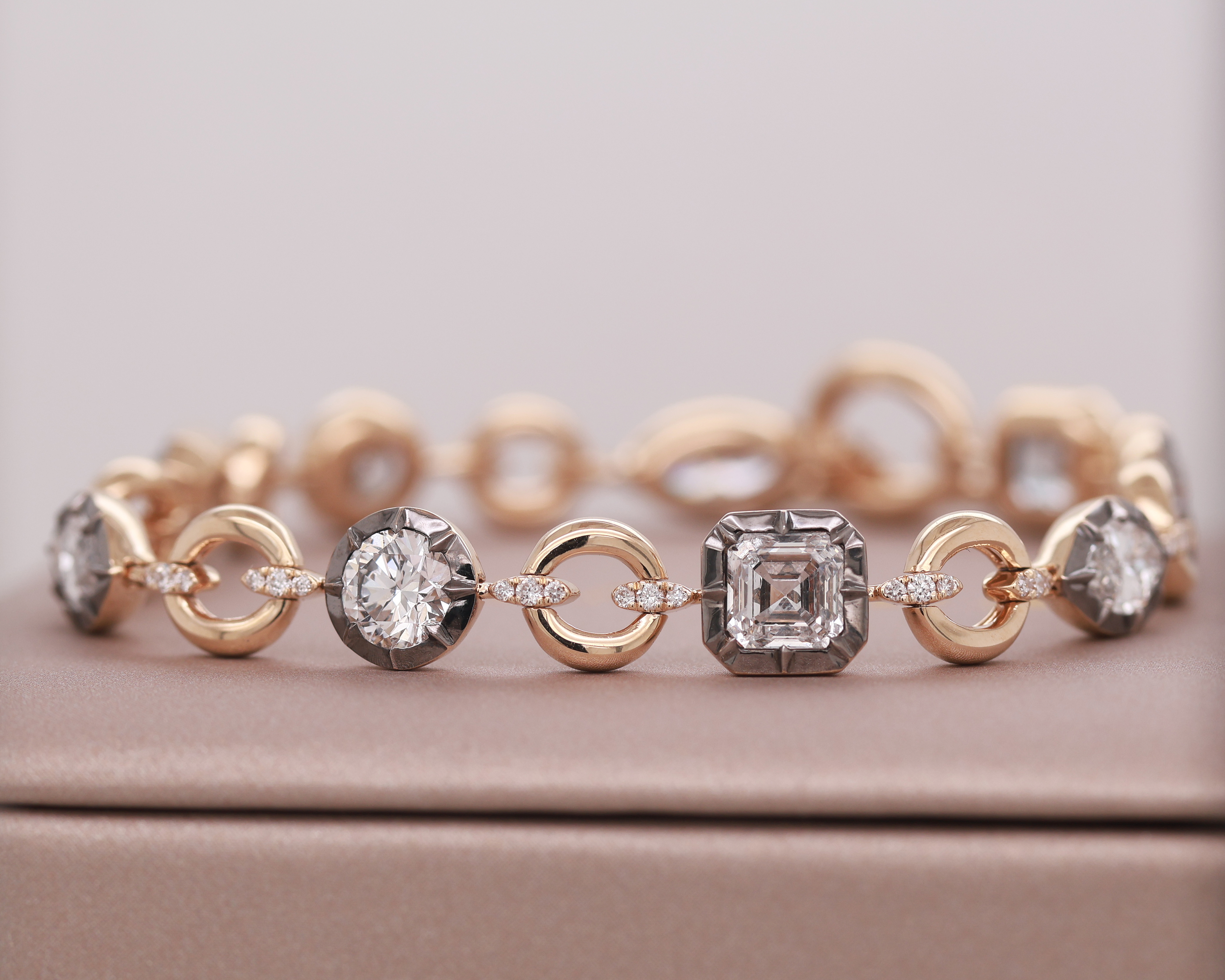 Vanilla Gold 14K Diamond Bracelet
