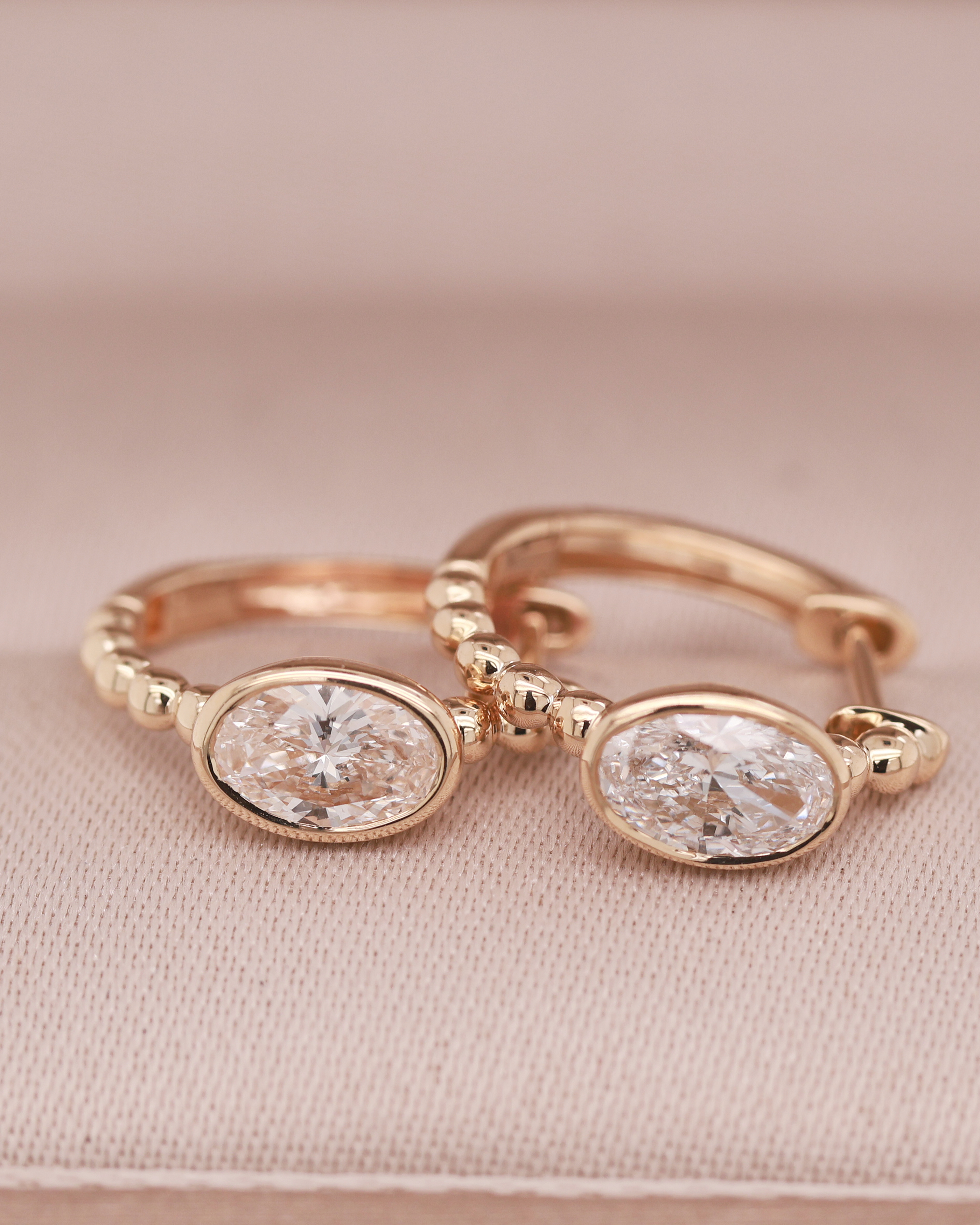 Vanilla Gold 14K Diamond Earring