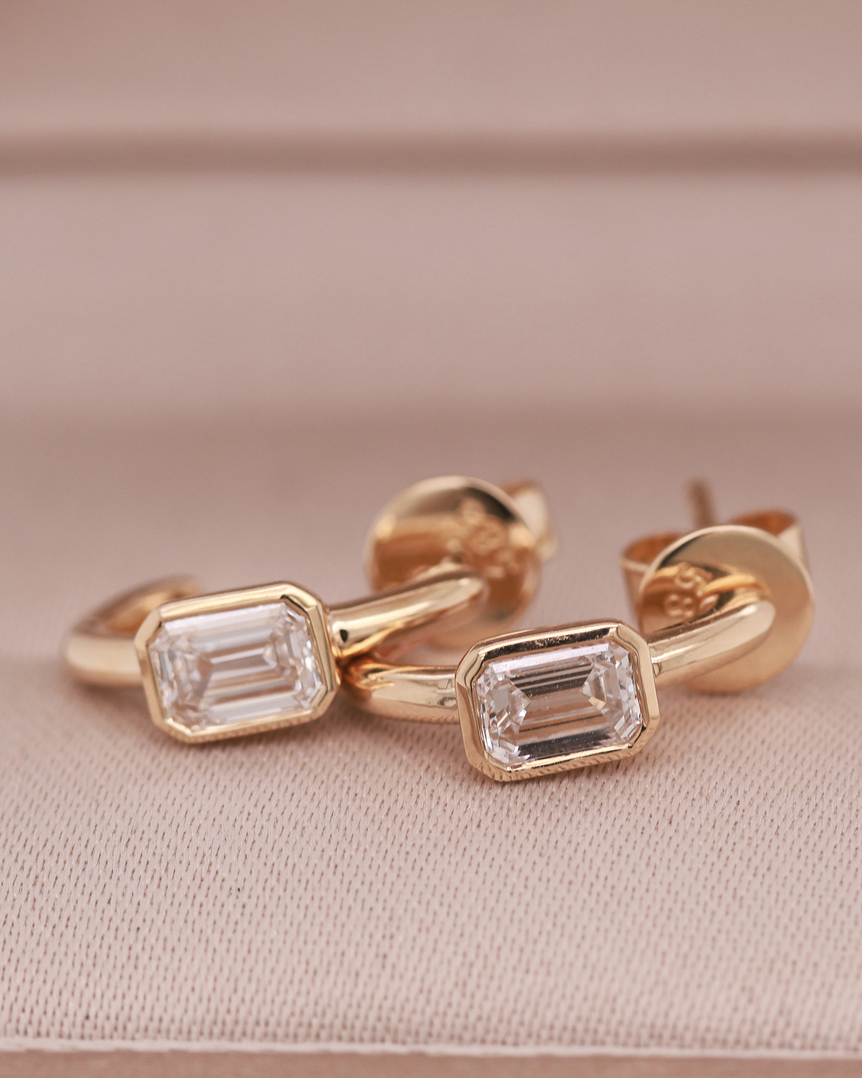 Vanilla Gold 14K Diamond Earring