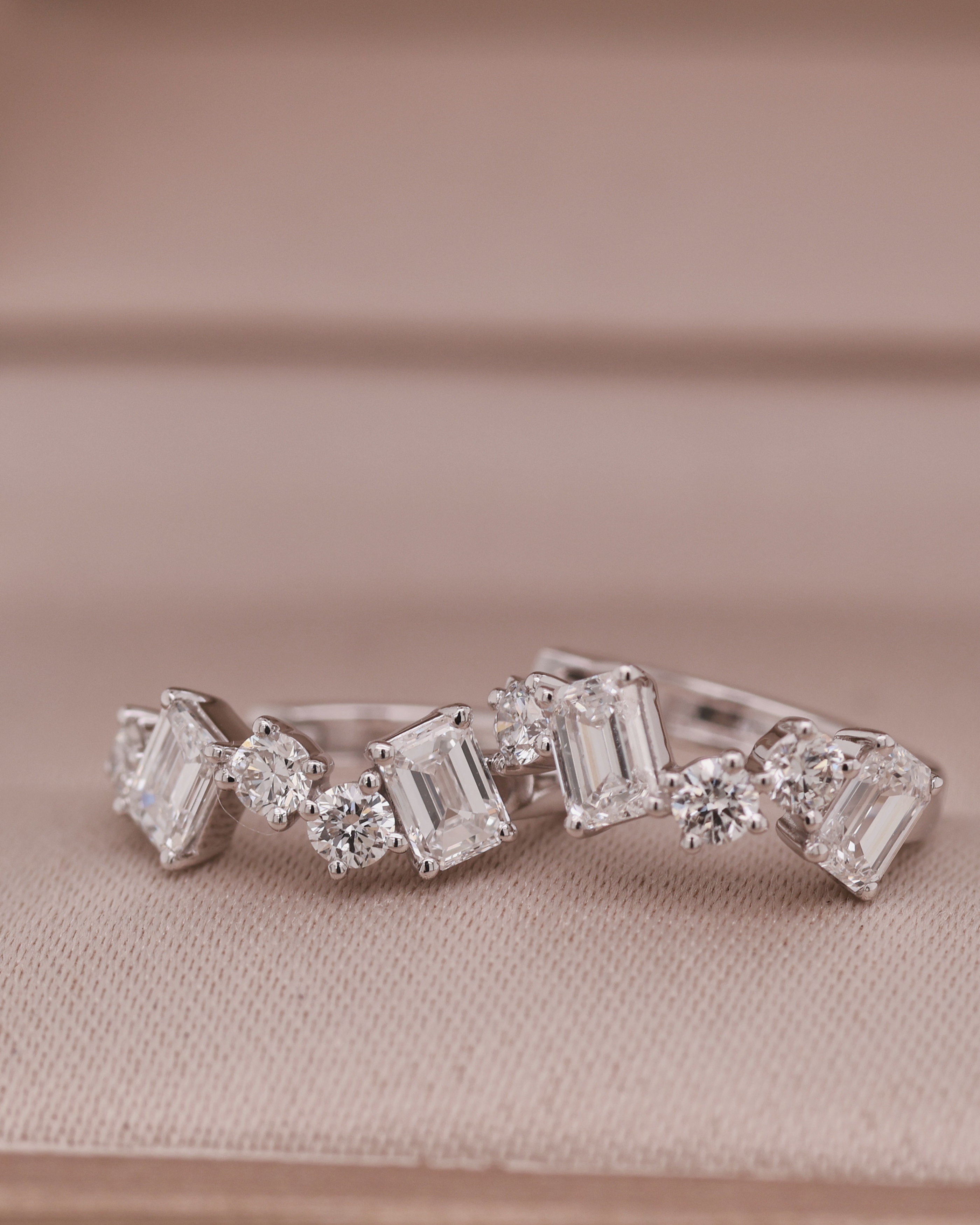 White Gold 14K Diamond Earring