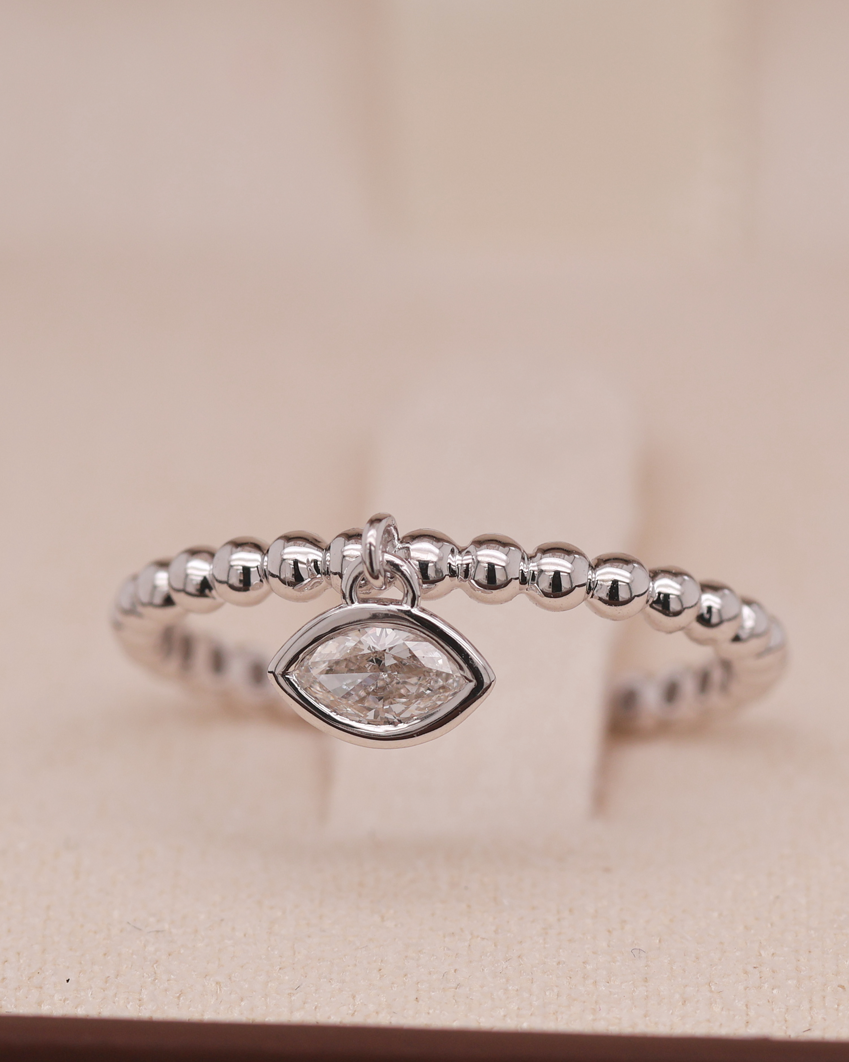 White Gold 14K Diamond Ring