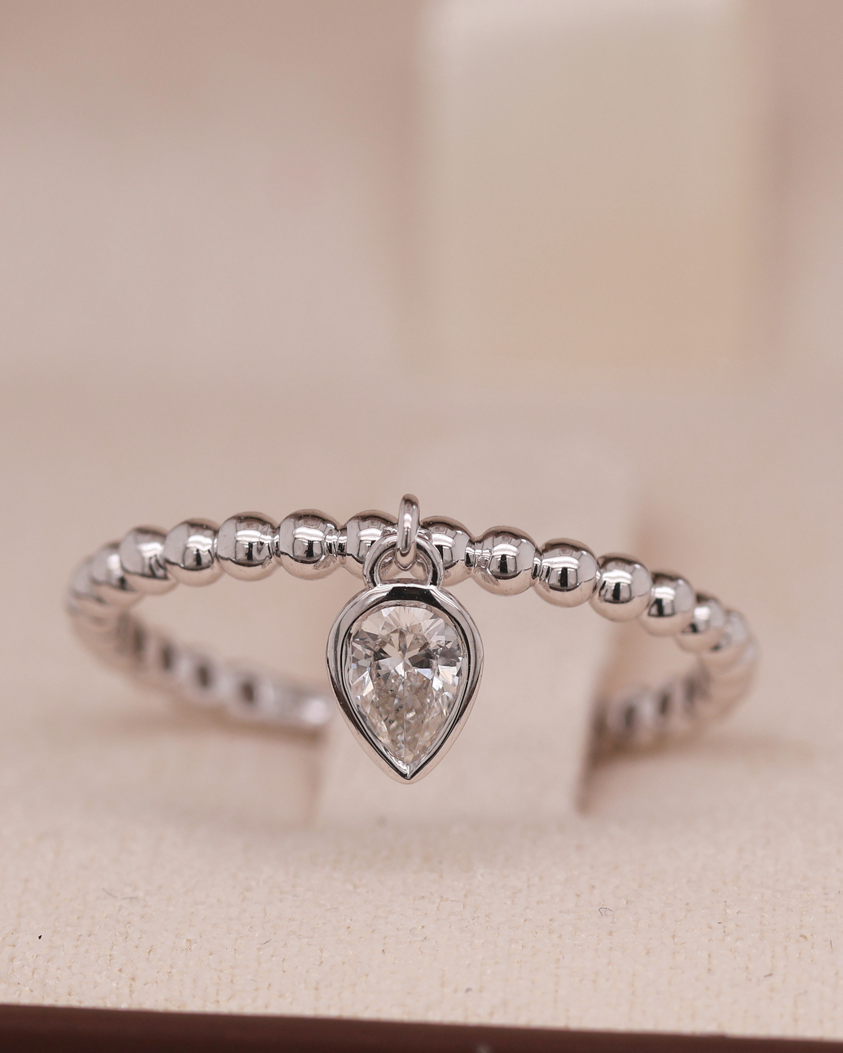 White Gold 14K Diamond Ring