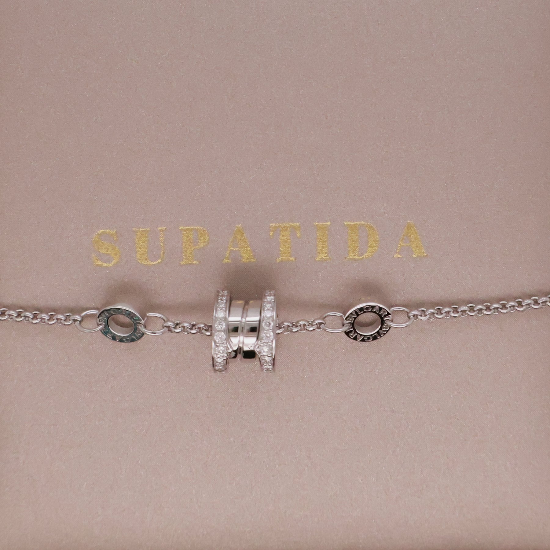 White gold 9k Bulgari Bracelet